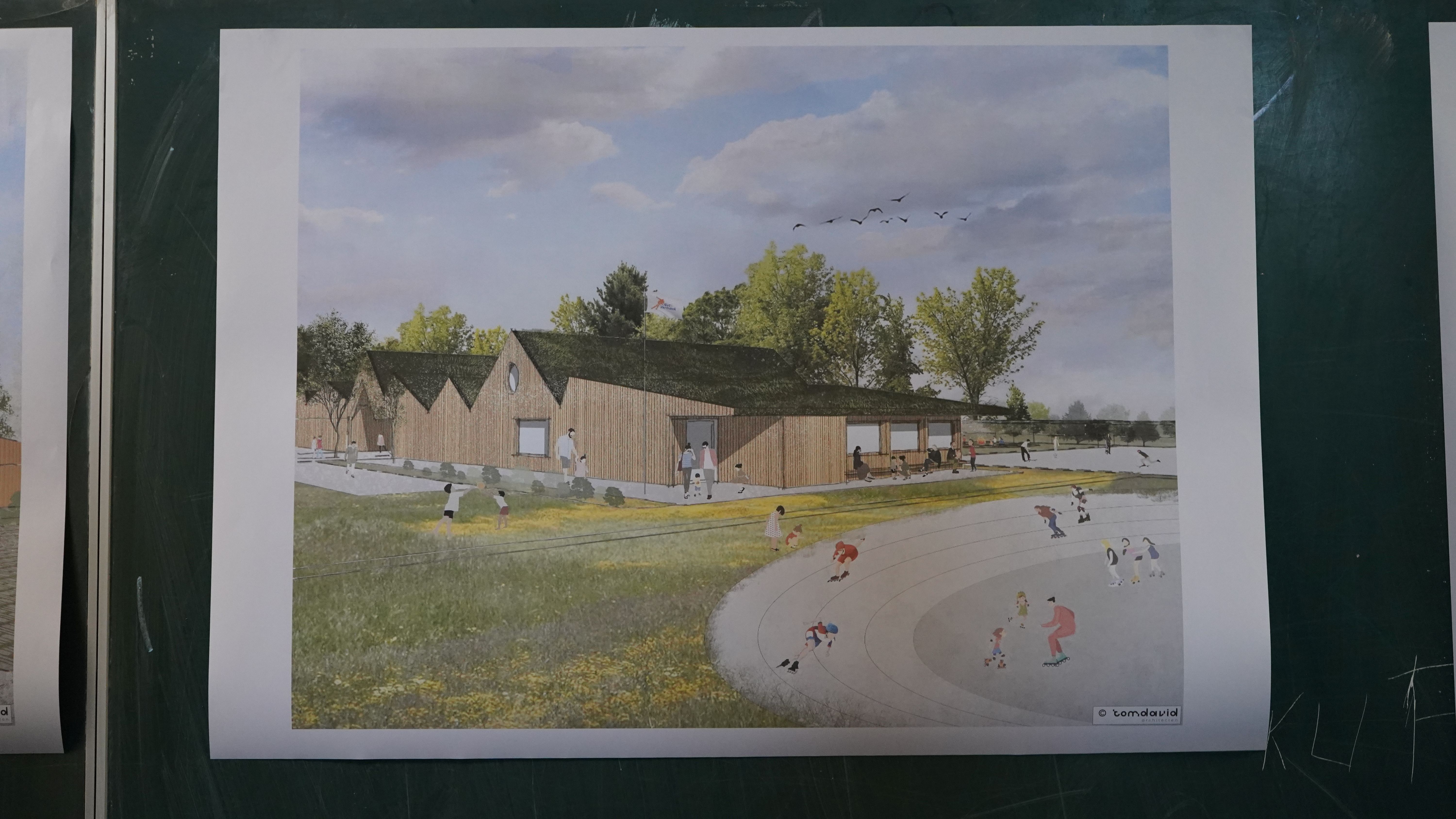 Ontwerp 2 van TOMDAVID Architecten dat 7 mei werd gepresenteerd.