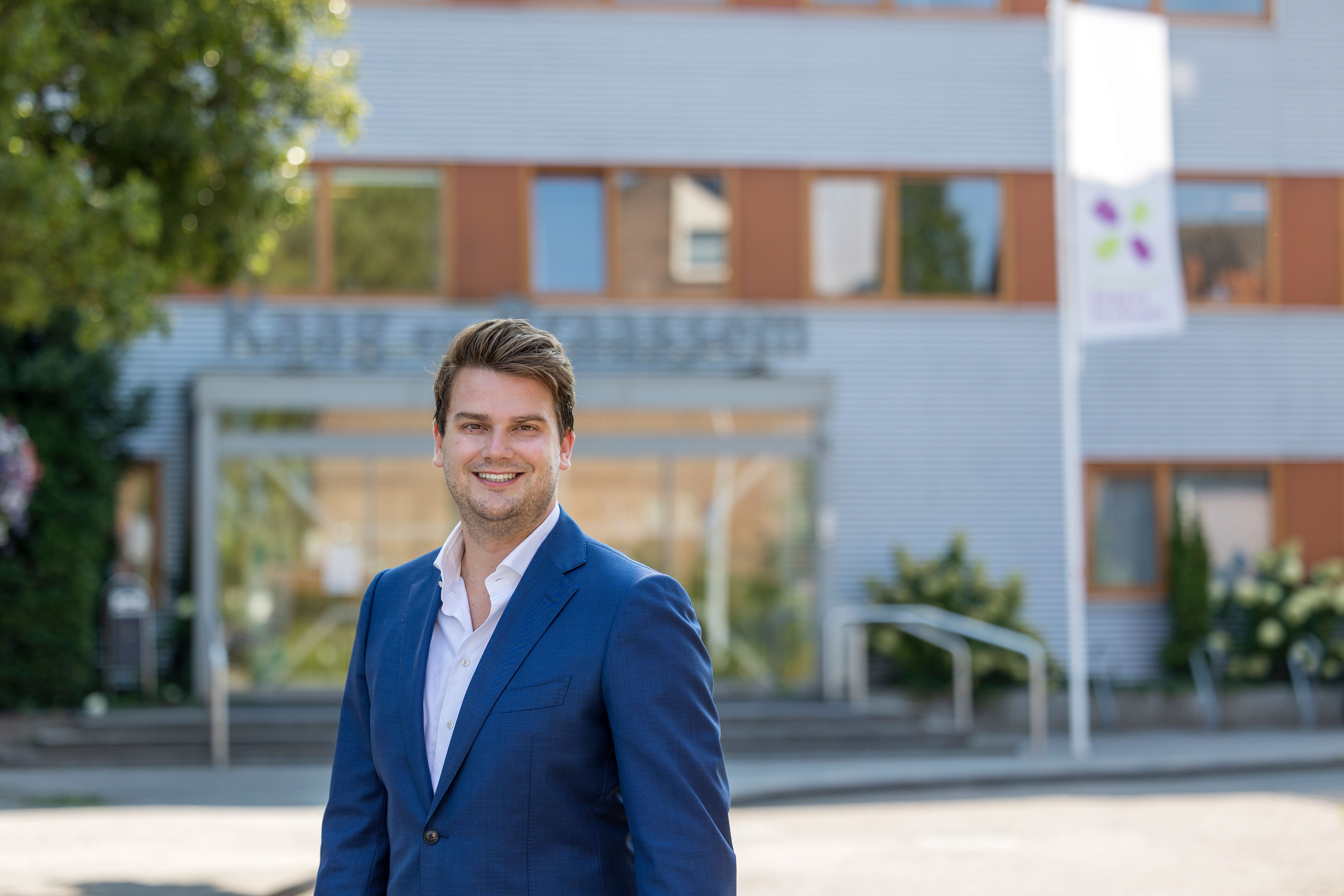 Portretfoto van wethouder Nick van Egmond